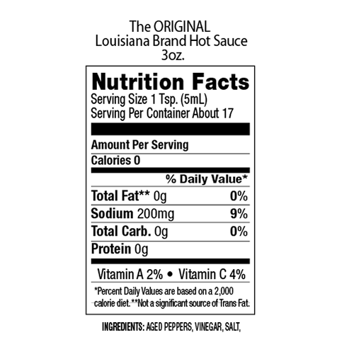 8 Bottles Louisiana Brand Original Hot Sauce Fine Ingredients Kosher 12 oz  (8pk)